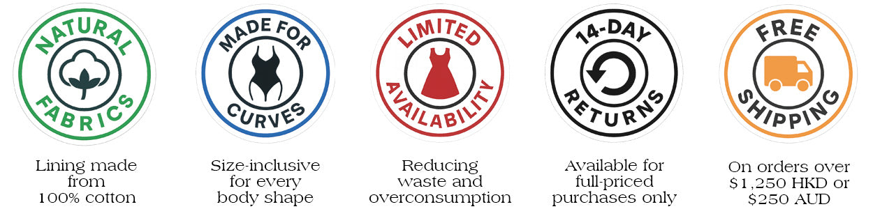 Collection of Cherry bobbins cotton lining product icons with text labels on a white background