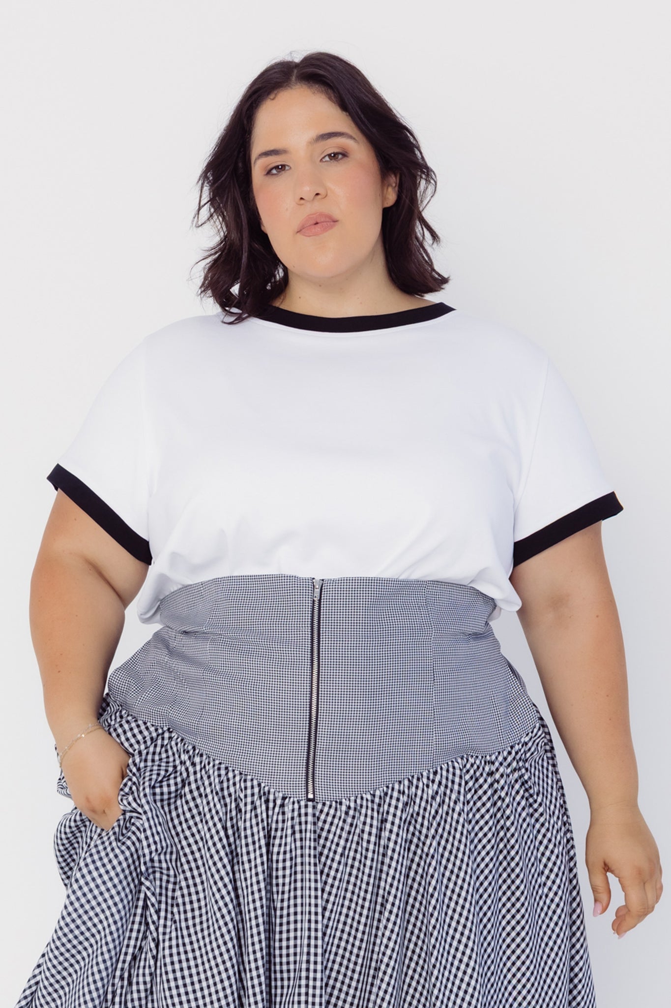 Essential Cherry Cotton-Blend White T-Shirt